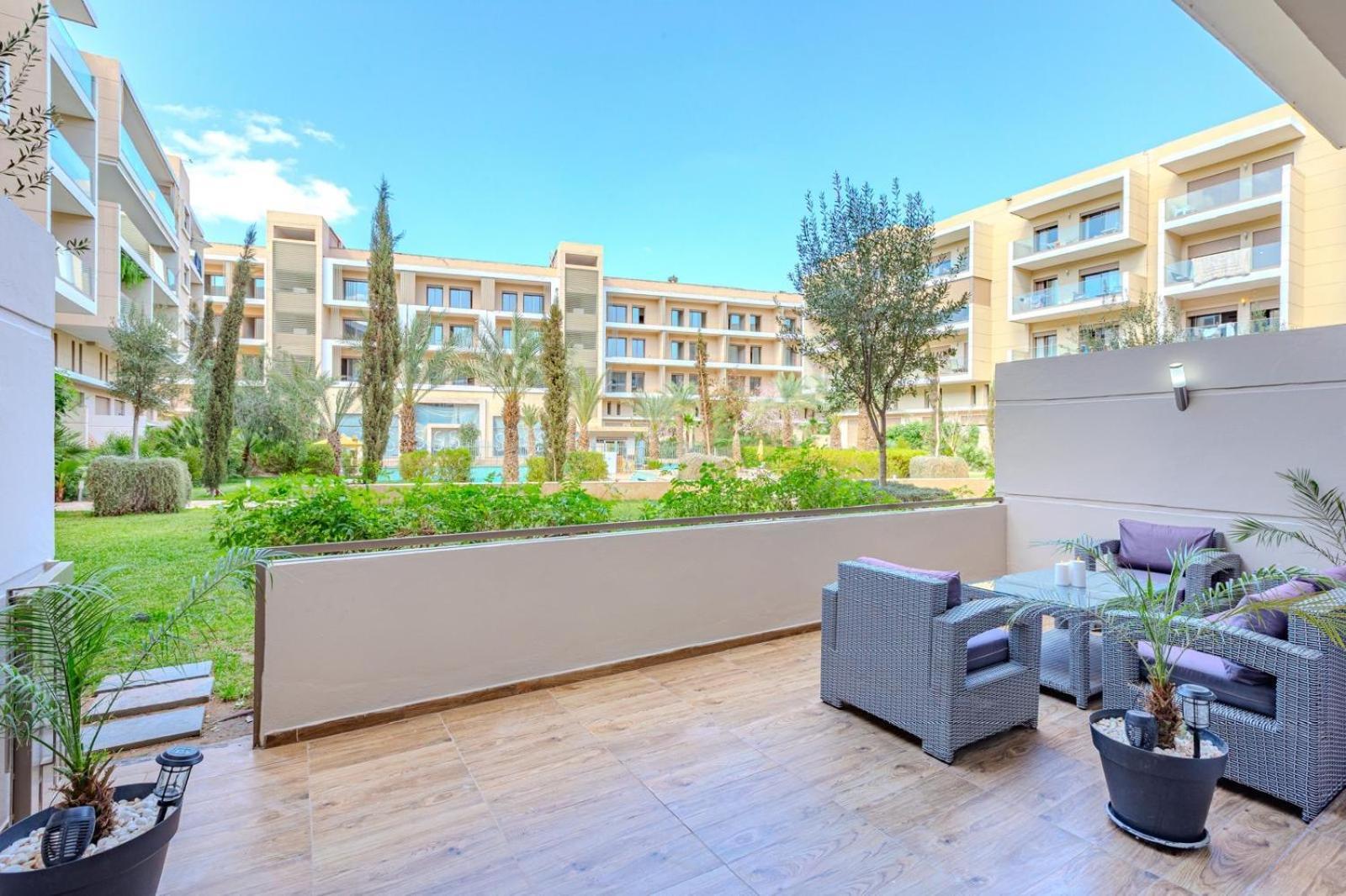 Apartamento Royal Deluxe Gold - Marrakech, Luxe Pool View Marrakesh Exterior foto